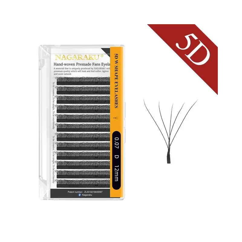 Pestañas Tecnológica Nagaraku Tipo W 5d 0.07D 