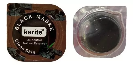 Mascarilla Black Mask Karite Carbón Activado 