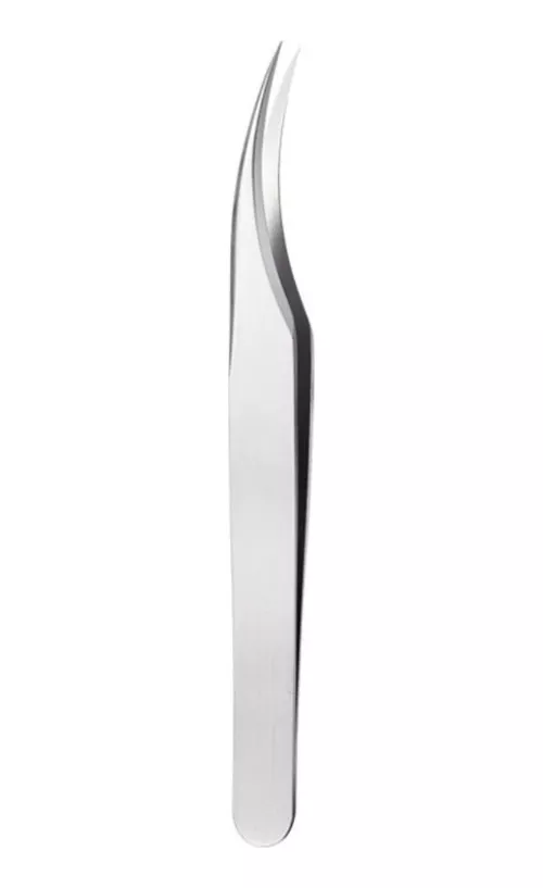 Pinza Cóncava Plata Pestañas