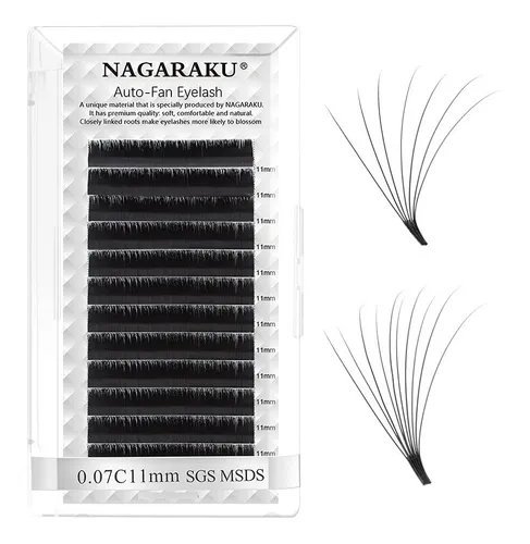Pestañas Nagaraku Bloom 0.07- D y C Autofloracion mixta