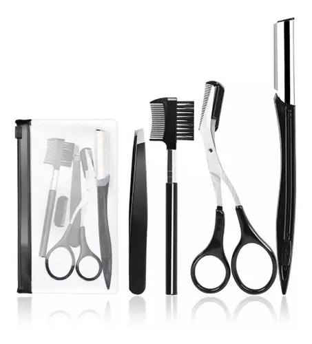 kit 4 en 1 herramientas perfilado cejas 