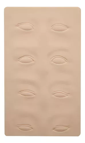 Piel Sintética Practica Silicona Cejas Y Ojos