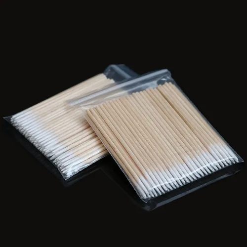 Aplicadores Punta Fina Algodon x 100 bamboo