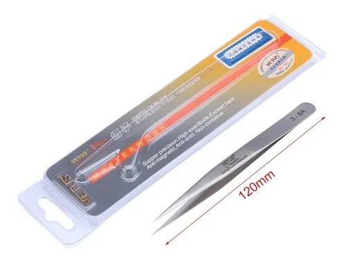 Pinza Recta Vetus 3-sa Pestañas