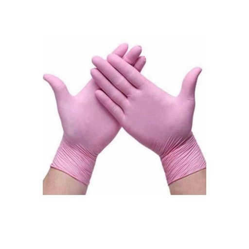 Guantes Nitrilo Rosado 