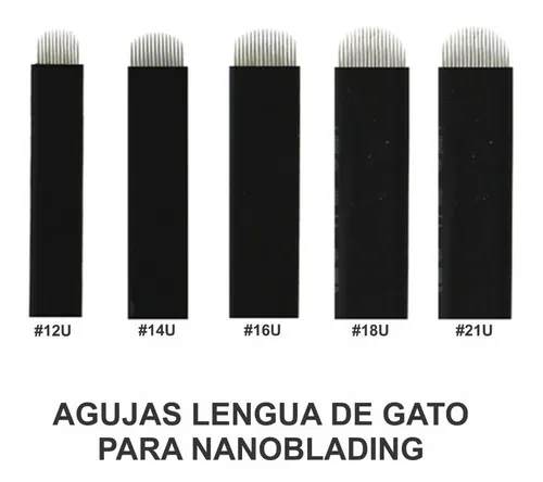 AGUJA NANOBLADING LENGUA GATO