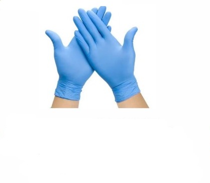 Guantes De Nitrilo Color Azul