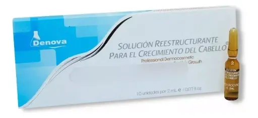 Solución Reestructurarte Para Cabello Ampolla 2ml Denova 